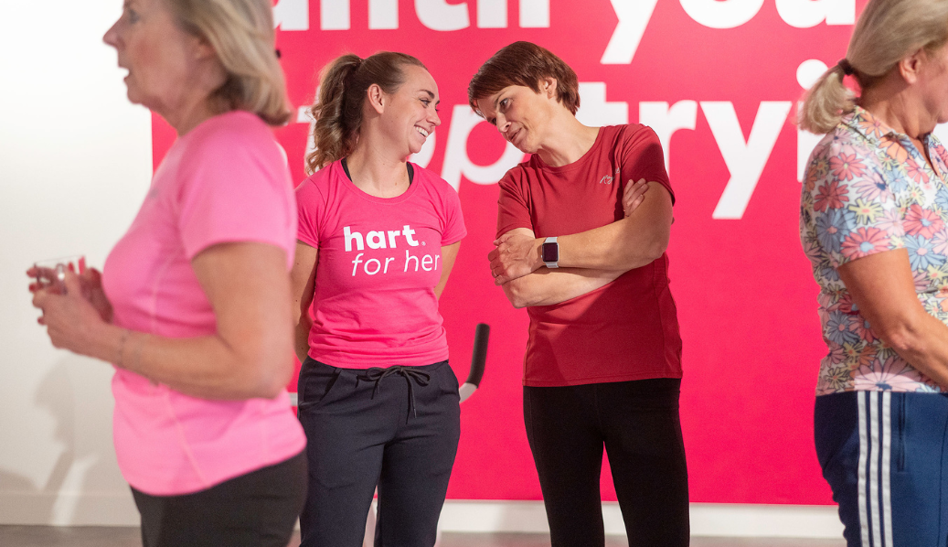 Sporten in een vrouwensportschool motiveert