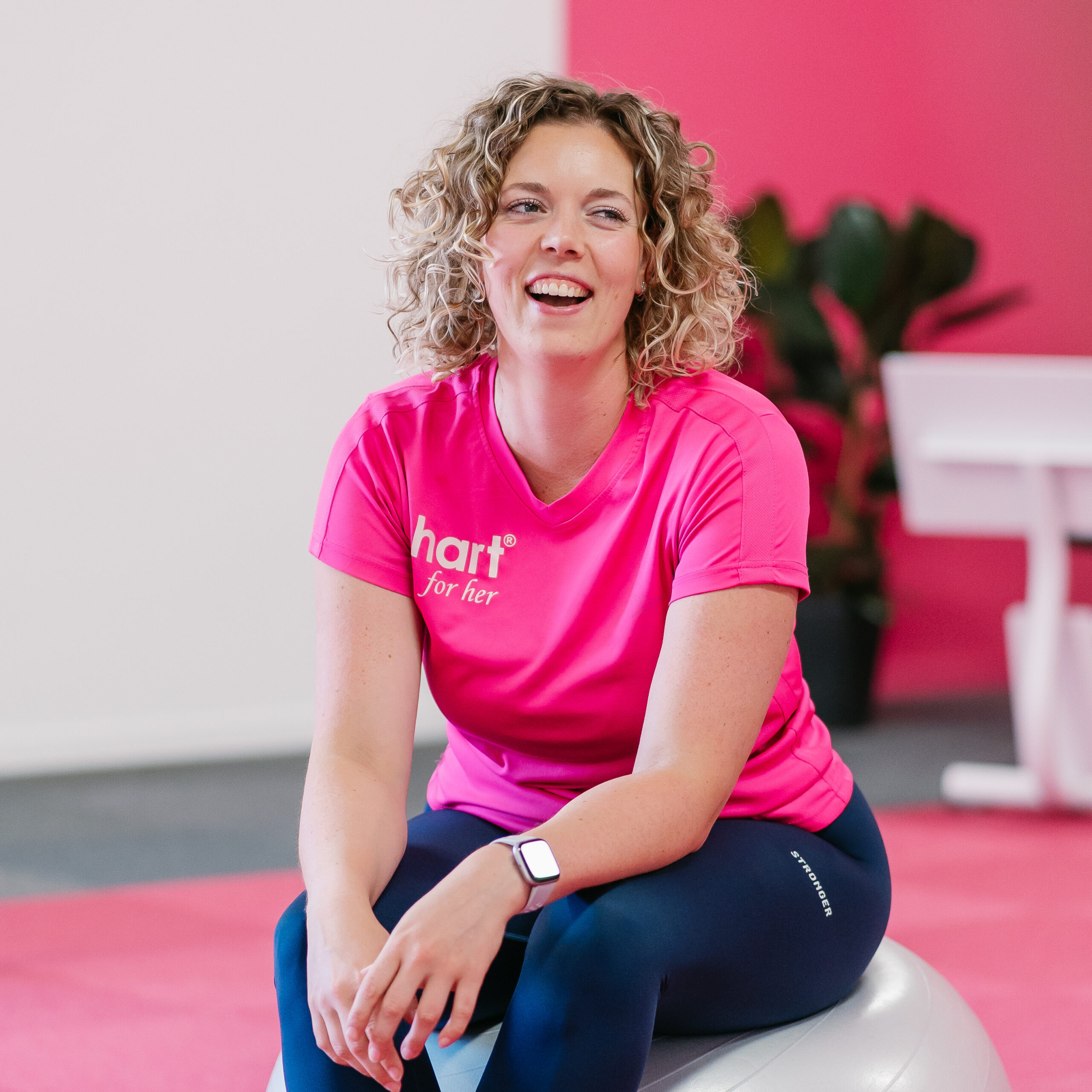 Esther, eigenaresse bij hart for her Didam, sportschool voor vrouwen